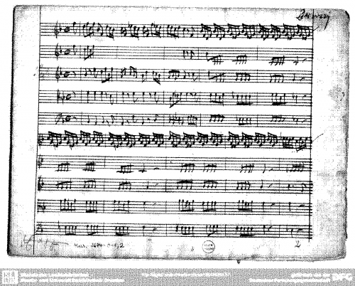 Bettinozzi - Violin Concerto in B-flat major - Scores - Score