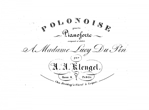 Klengel - Polonoise - Score