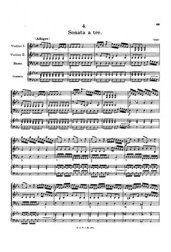 Mozart - Trio Sonata - Score