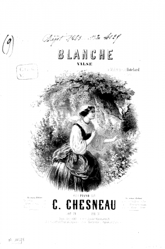 Chesneau - Blanche, op.19 - Score