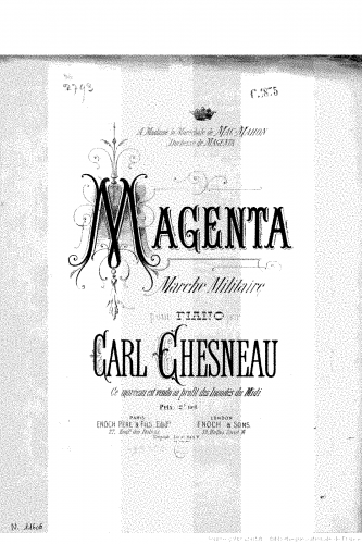 Chesneau - Magenta - Score
