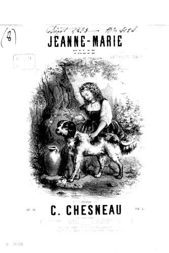 Chesneau - Jeanne-Marie, op.18 - Score