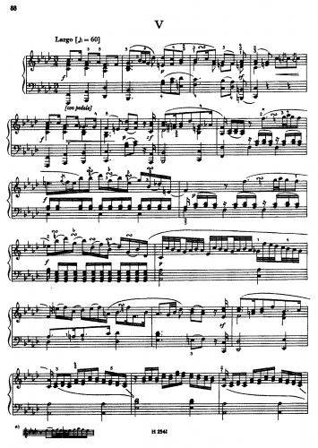 Kozeluch - Piano Sonata Op. 38 No. 3 - Score