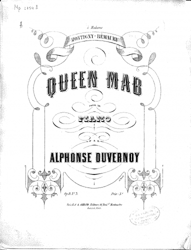 Duvernoy - Queen Mab - Score