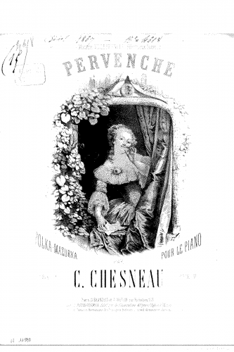 Chesneau - Pervenche, Op. 55 - Score