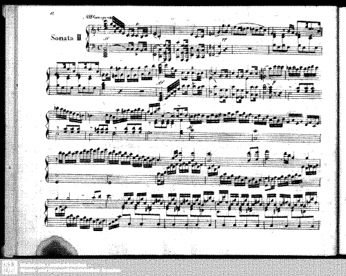 Dussek - Piano Sonata No. 2 - Score