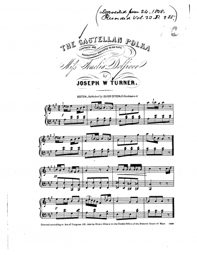 Turner - Castellan Polka - Score