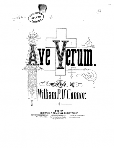 O'Connor - Ave Verum - Score