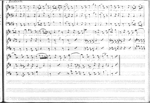Gerson - 4 Lieder for Soprano, Tenor and Bass - Score