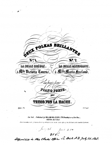 La Hache - 2 Polkas brillantes - Score