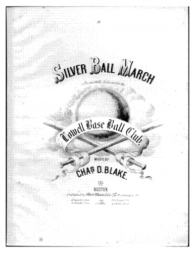 Blake - Silver Ball March - Score