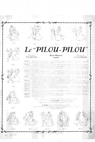 Clérice - Le pilou-pilou - Score