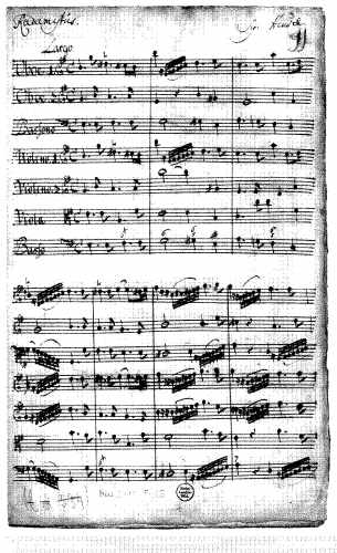 Handel - Radamisto - Overture - Score