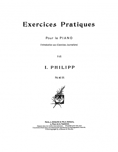 Philipp - Introduction aux exercices journaliers - Score