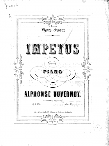 Duvernoy - Impetus - Score