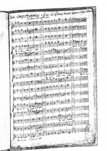 Benevoli - Missa Si Deus pro nobis - Score