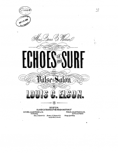 Elson - Echoes of the Surf - Score