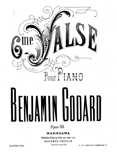 Godard - Valse No. 6 - Score