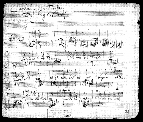 Conti - Prigioniero d'amor - Score