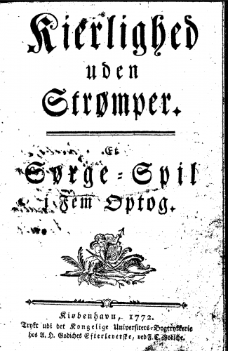 Scalabrini - Koerlighed uden strømper - Librettos - Complete Libretto