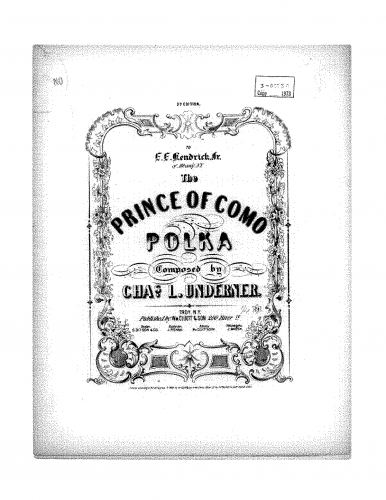 Underner - The Prince of Como Polka - Score