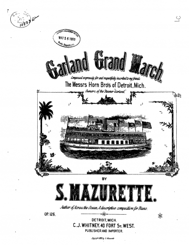 Mazurette - Garland - Score