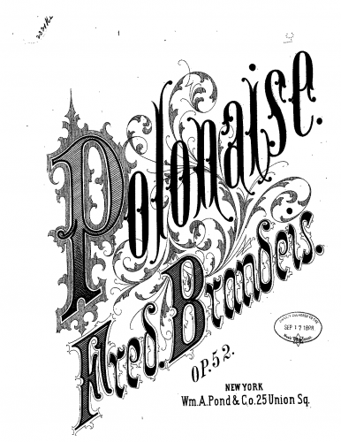 Brandeis - Polonaise - Score