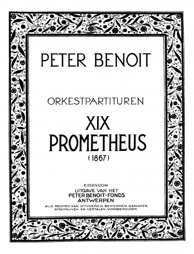 Benoît - Prometheus' Zegepraal - Score