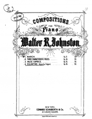 Johnston - Eglantine - Score