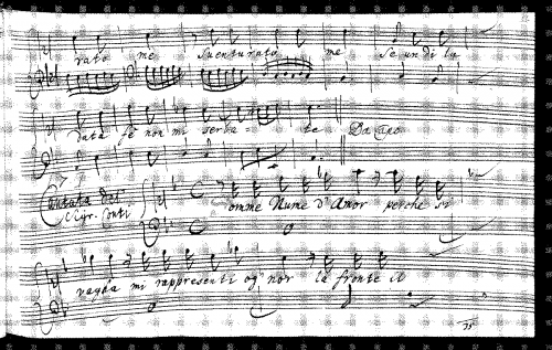 Conti - Sommo nume d'amor - Score