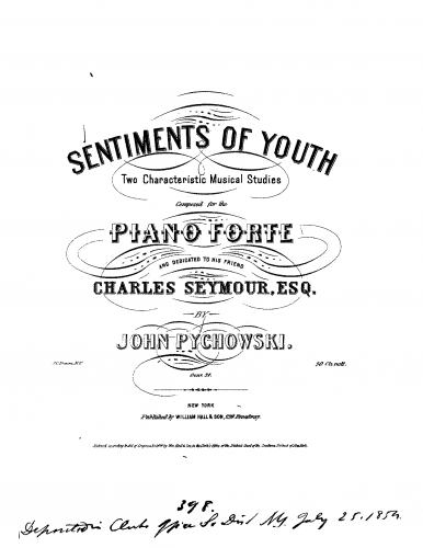 Pychowski - Sentiments of Youth - Score