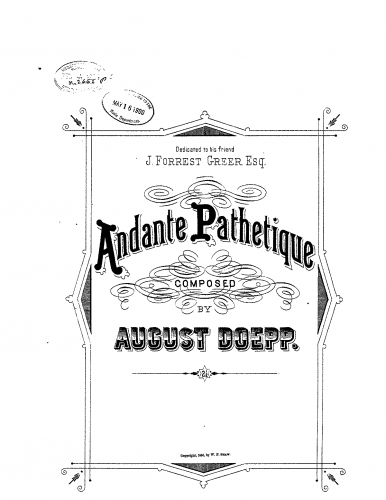 Doepp - Andante Pathetique - Score