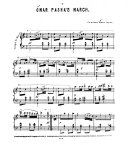 Wels - Omar Pasha's March - Score