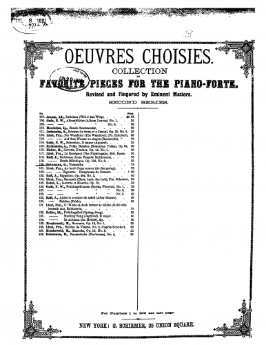 Schumann - Tarantelle, Op. 11 - Score