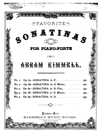 Kimmell - Sonatina No. 4 - Score