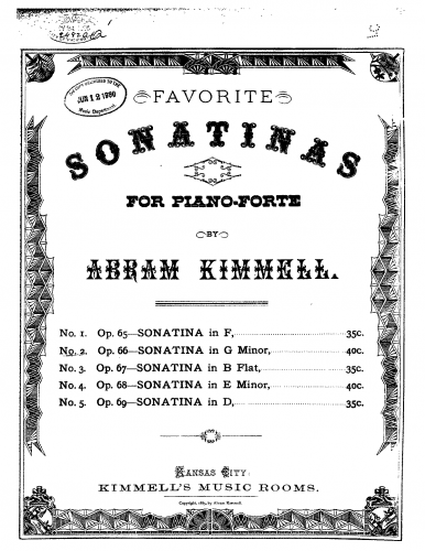 Kimmell - Sonatina No. 2 - Score