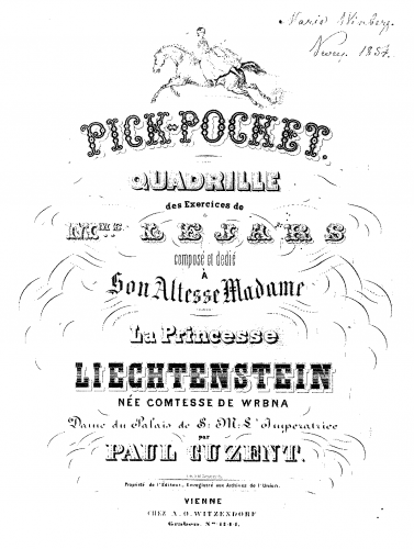 Cuzent - Pick-Pocket - Score