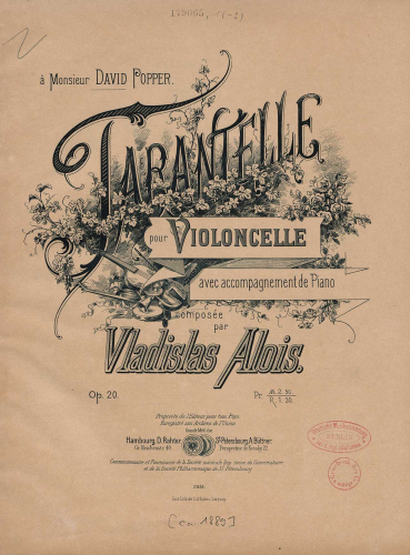 Aloiz - Tarantelle - Scores and Parts
