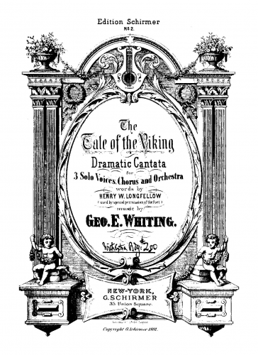 Whiting - The Tale of the Viking - Vocal Score - Score