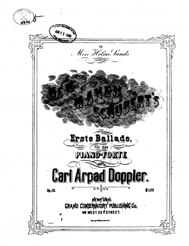 Doppler - Ballade No. 1 - Score