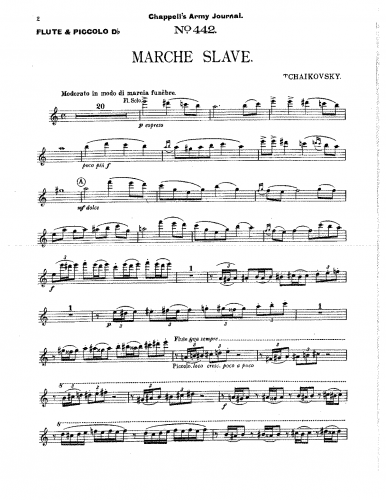 Tchaikovsky - Slavonic March - For Wind Band (Godfrey)