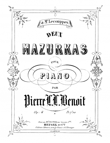 Benoît - 2 Mazurkas - Score
