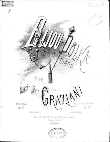 Graziani - Bijou-polka - Score