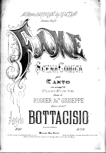Bottagisio - Fame - Score