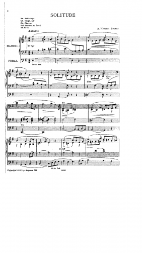 Brewer - Solitude - Score