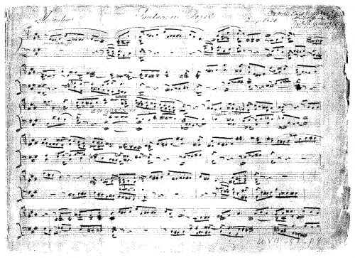 Hartmann - Fantasie for Orgel - Score