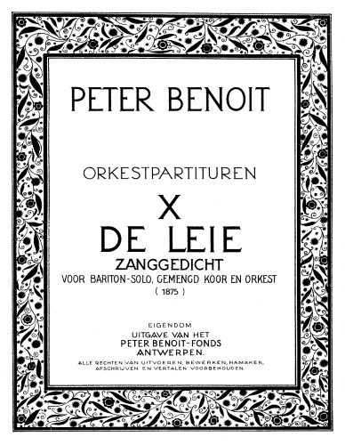 Benoît - De Leie - Score