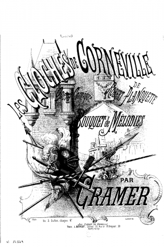 Cramer - Bouquet de mélodies sur 'Les cloches de Corneville' - Score