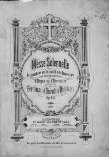 Dulcken - Messe solennelle - Vocal Score - Score