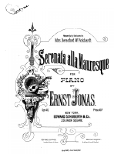 Jonas - Serenata alla Mauresque - Score